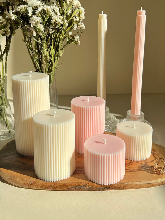 Strawberry Dinner Candle Set